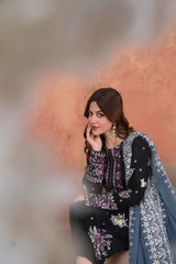 Amethyst Noir-Embroidered 3pc