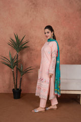 Blush Seraphine-Embroidered 3pc