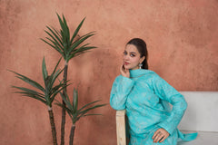 Aqua Lumière-Embroidered 3pc