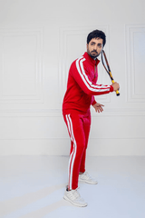 Feathers Tracksuits SCARLET WHITE