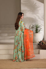 Mint Coral Bloom-FT655