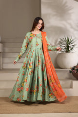 Mint Coral Bloom-FT655