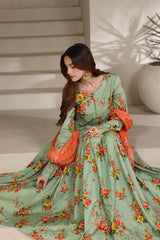 Mint Coral Bloom-FT655