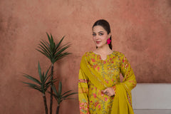 Marigold Jardin Festive-Embroidered 3pc