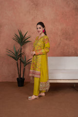 Marigold Jardin Festive-Embroidered 3pc