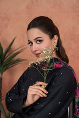 Noir Rose-Quartz Minimal-Embroidered 3pc