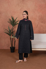 Noir Rose-Quartz Minimal-Embroidered 3pc