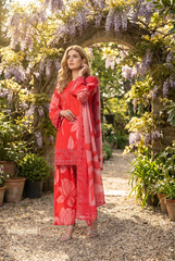 ZAFINA-Embroidered 3pc