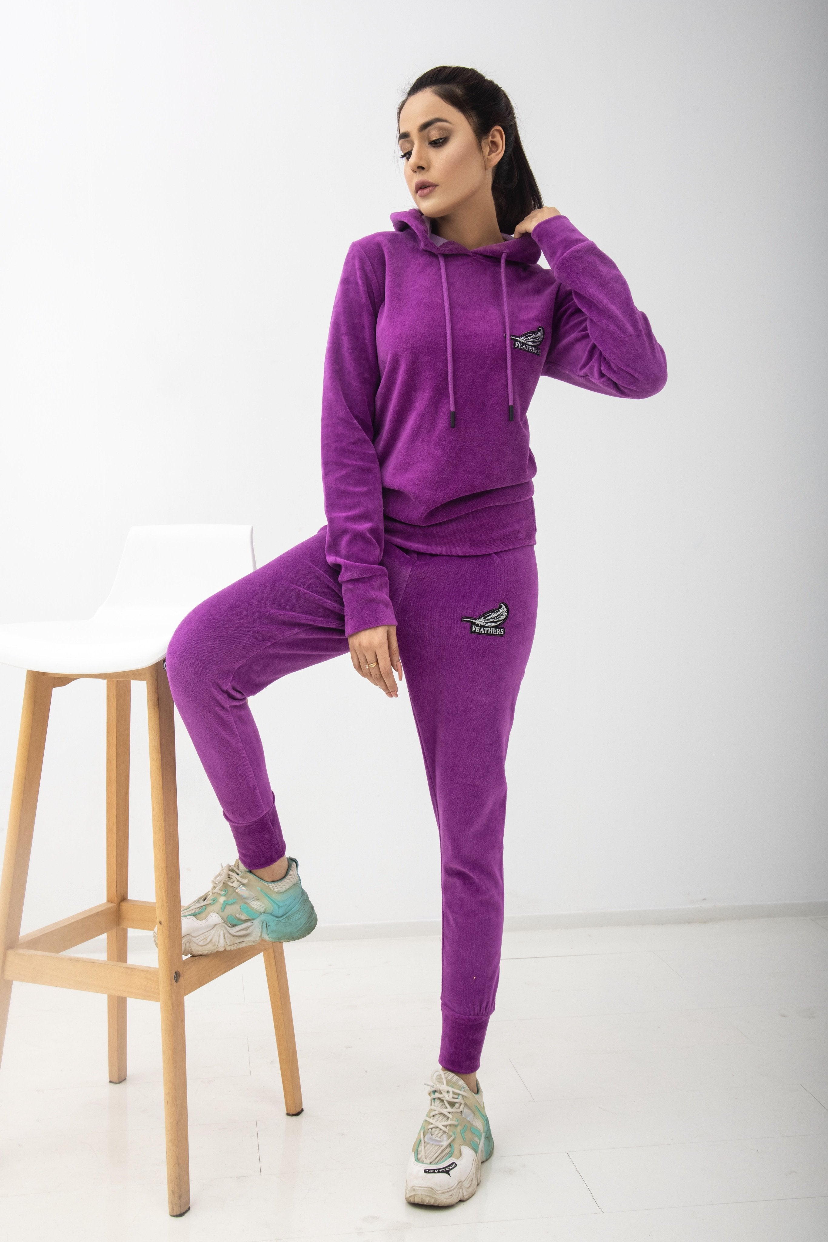 Feathers Tracksuits ULTRAVOILET